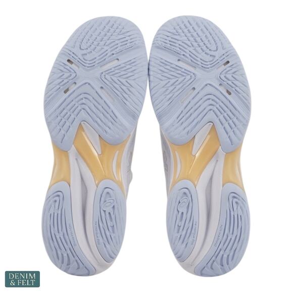 ASICS Netburner Ballistic FF 4 White Champagne Women’s Wide 8.5 Volleyball NEW - Picture 12 of 15